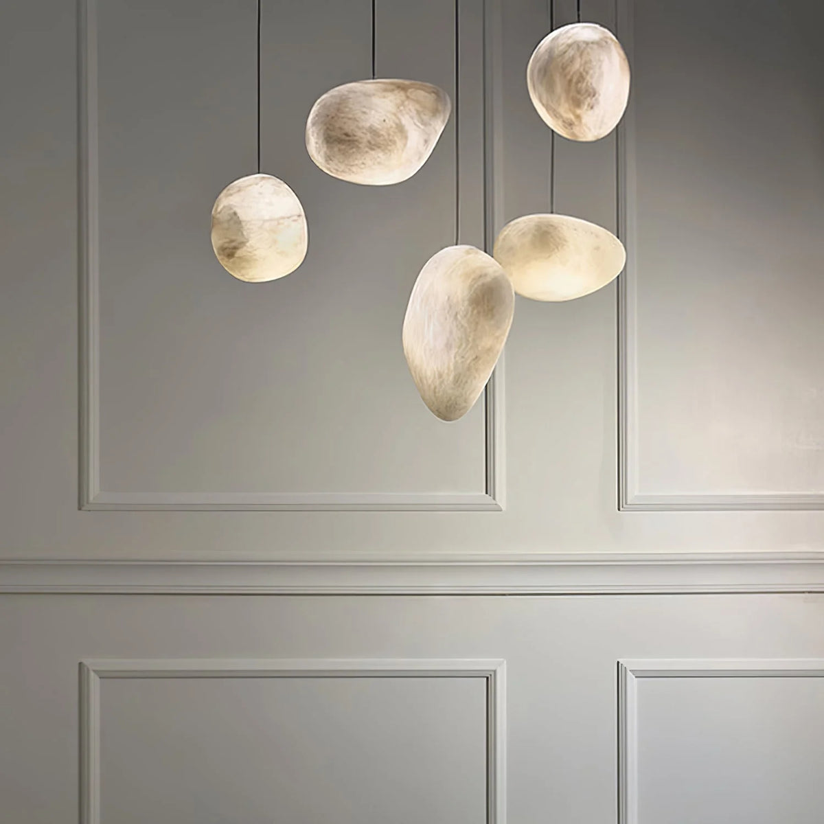 Pebbles Alabaster Pendant Lamp - Pre Order