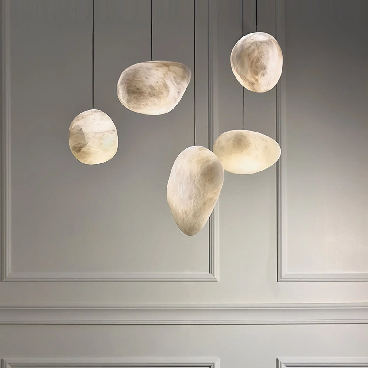 Pebbles Alabaster Pendant Lamp - Pre Order