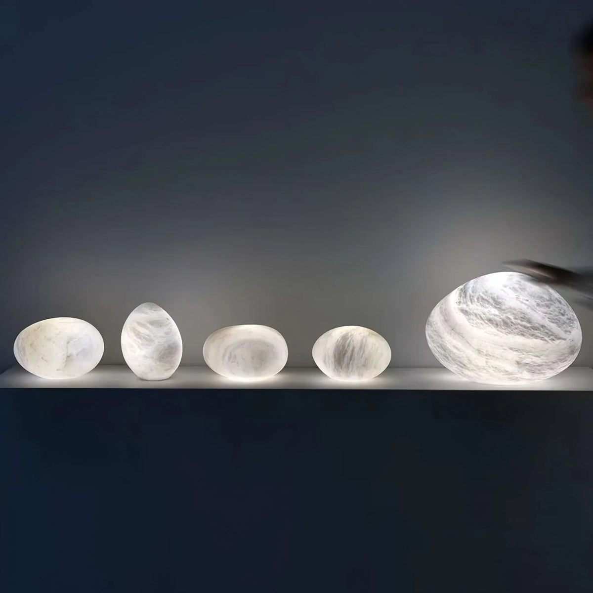 Pebbles Alabaster Pendant Lamp - Pre Order