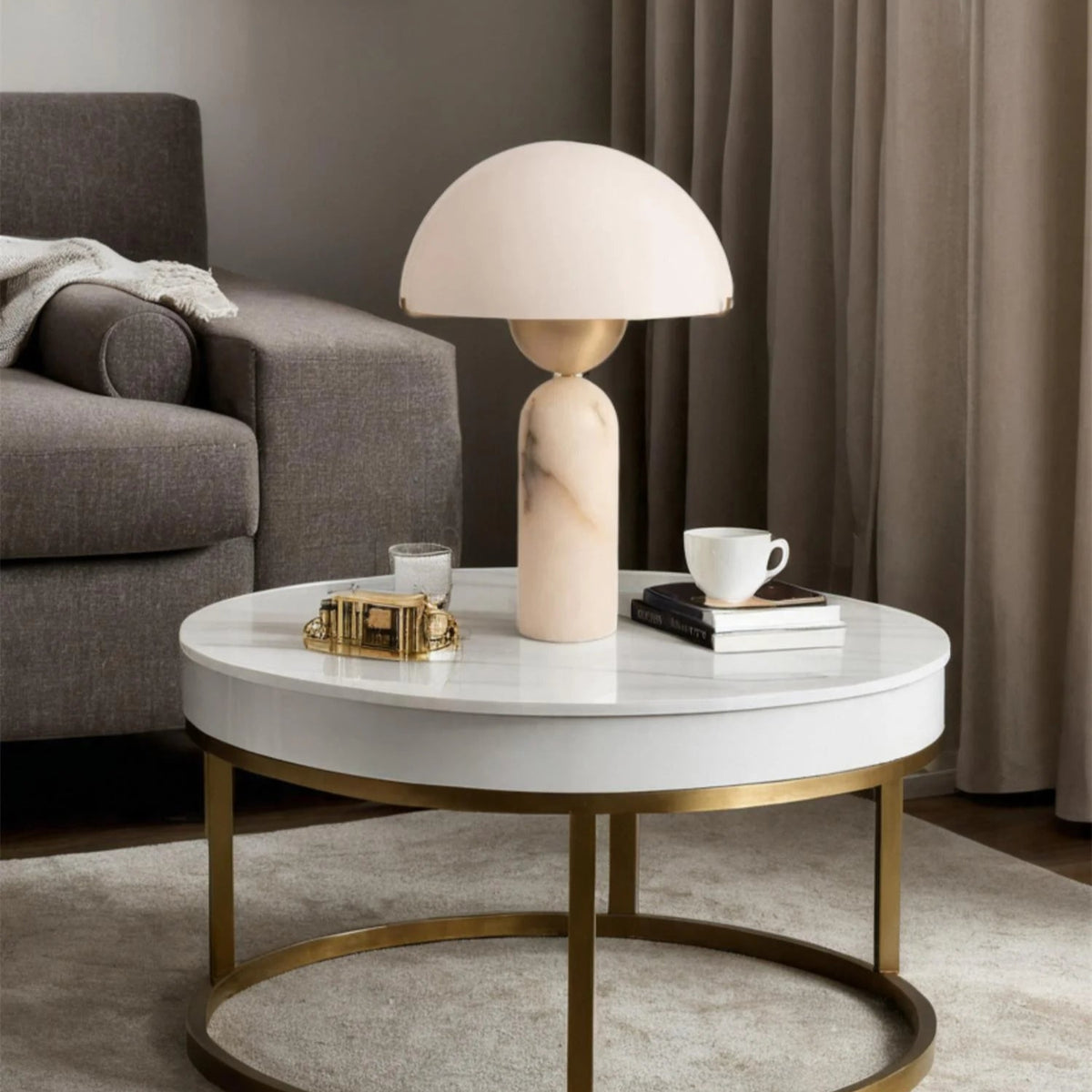 Peono Alabaster Table Lamp - Pre Order
