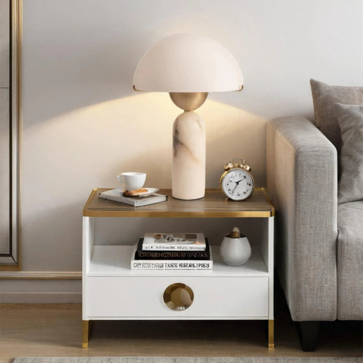 Peono Alabaster Table Lamp - Pre Order