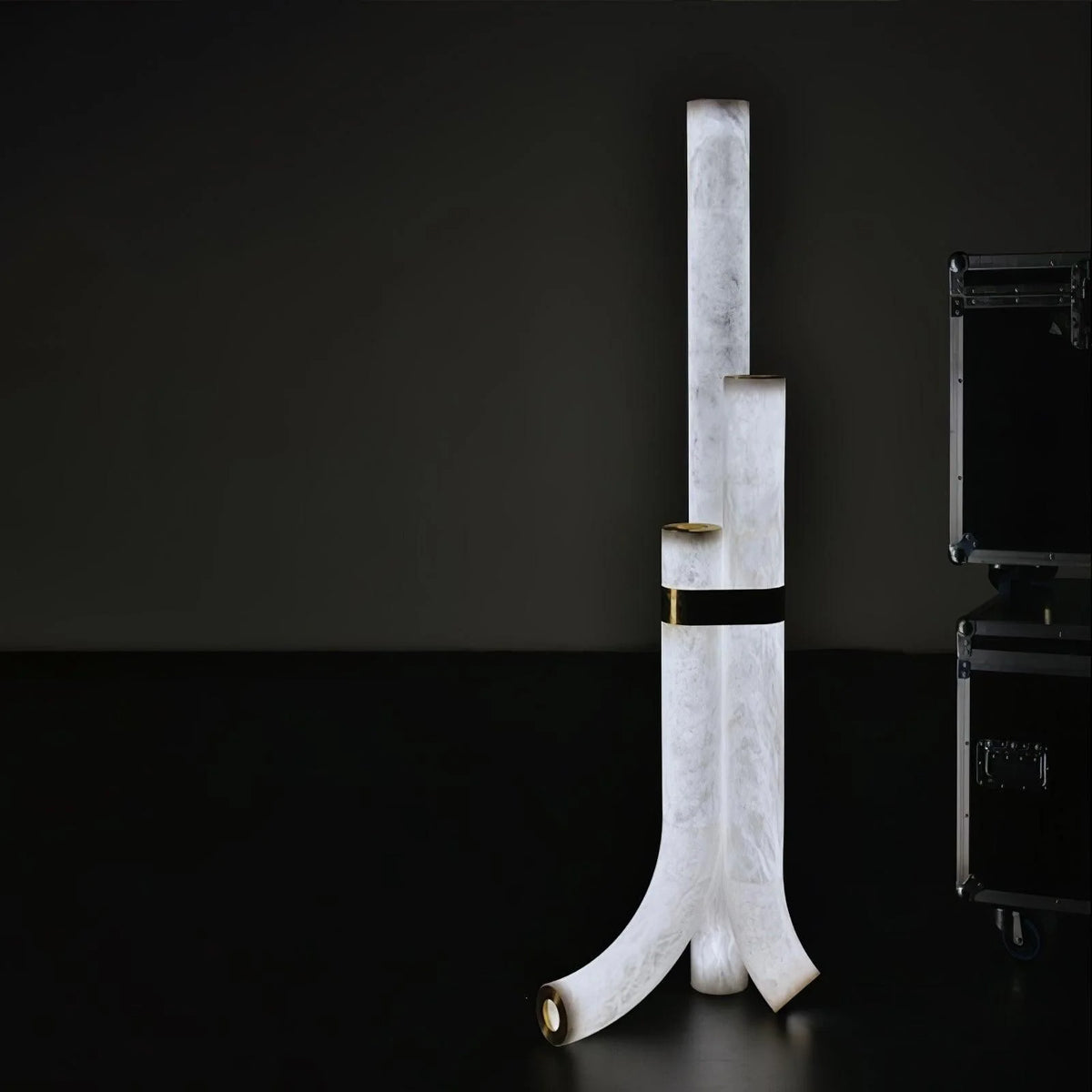 Piped Alabaster Floor Lamp - Pre Order