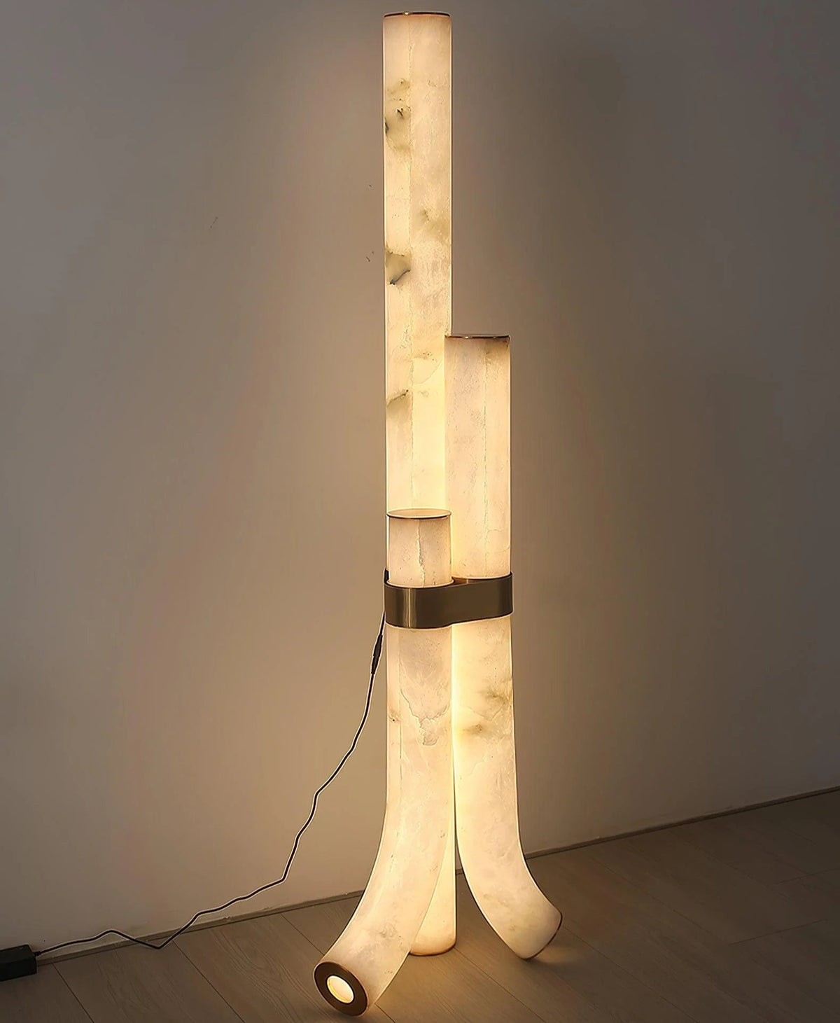 Piped Alabaster Floor Lamp - Pre Order