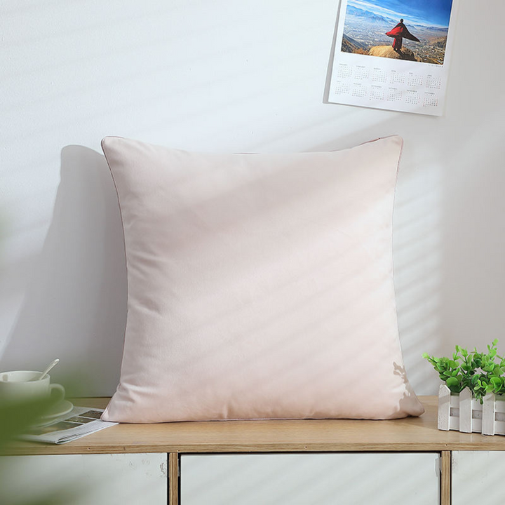 Plush Paradise cushion in white, soft decorative pillow adding comfort and style to modern interiors