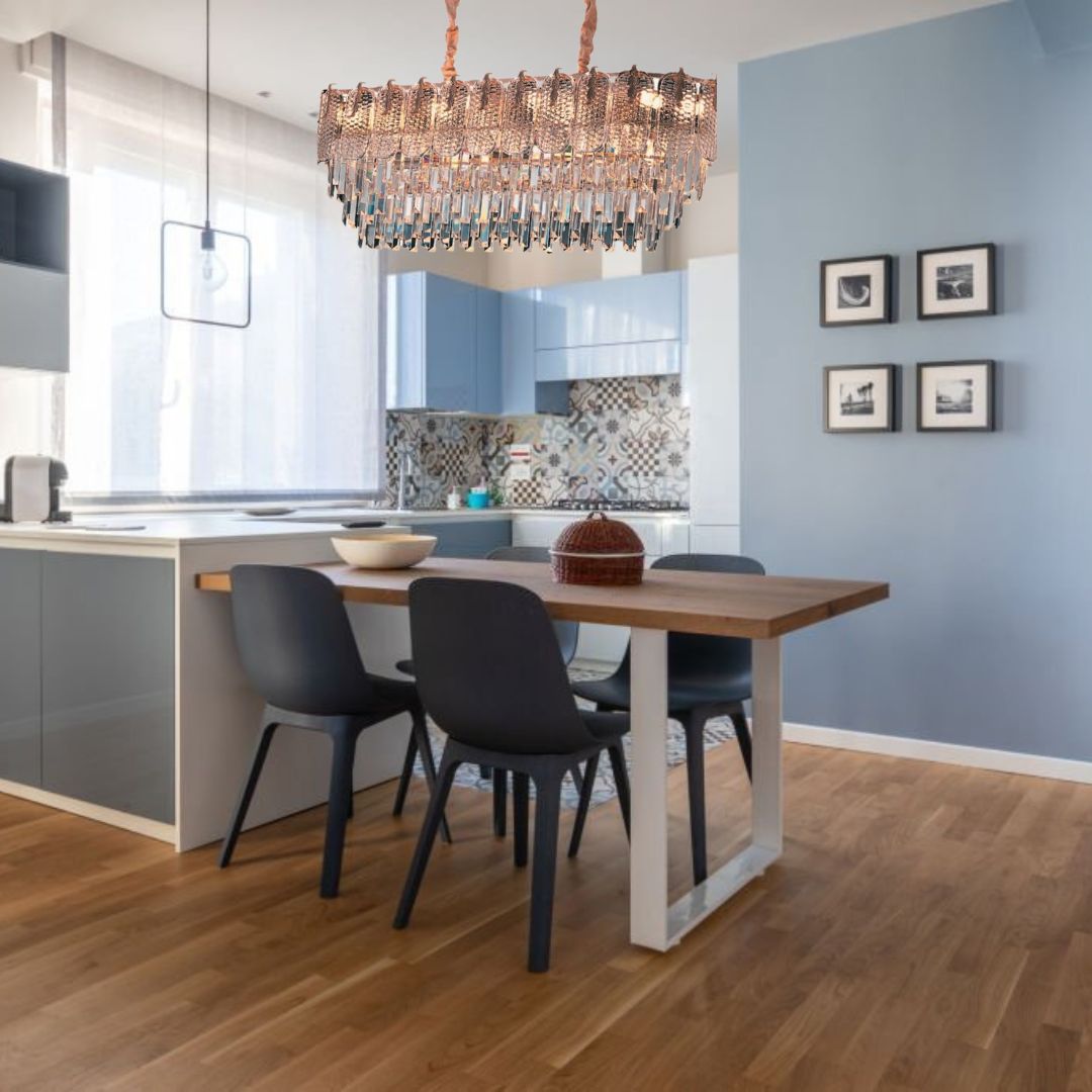 Burn Crystal Chandelier Light 3