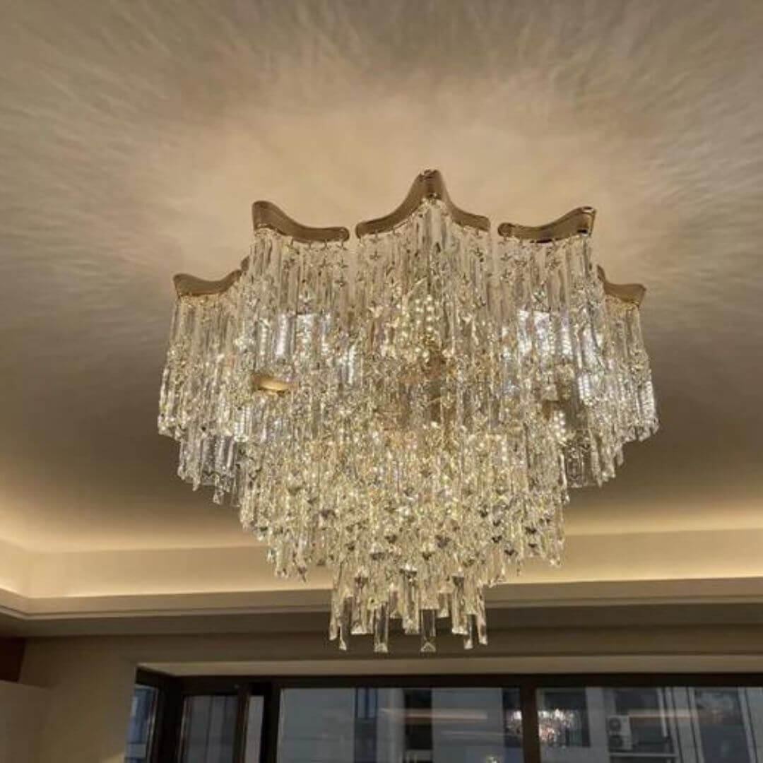 Fizz Designer Crystal Chandelier Light