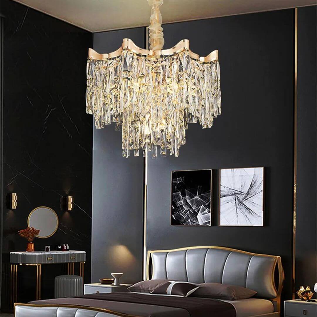 Fizz Designer Crystal Chandelier Light