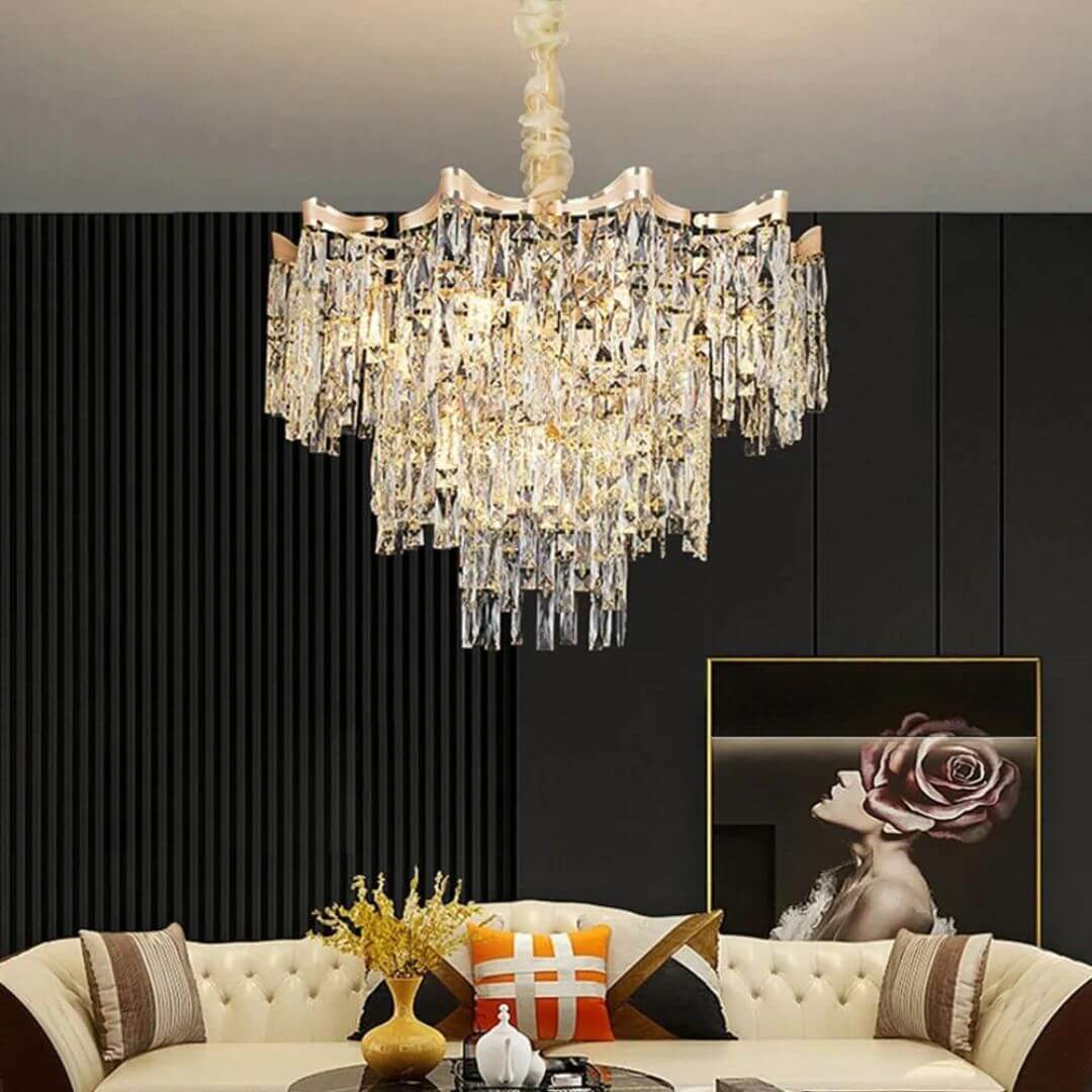 Fizz Designer Crystal Chandelier Light