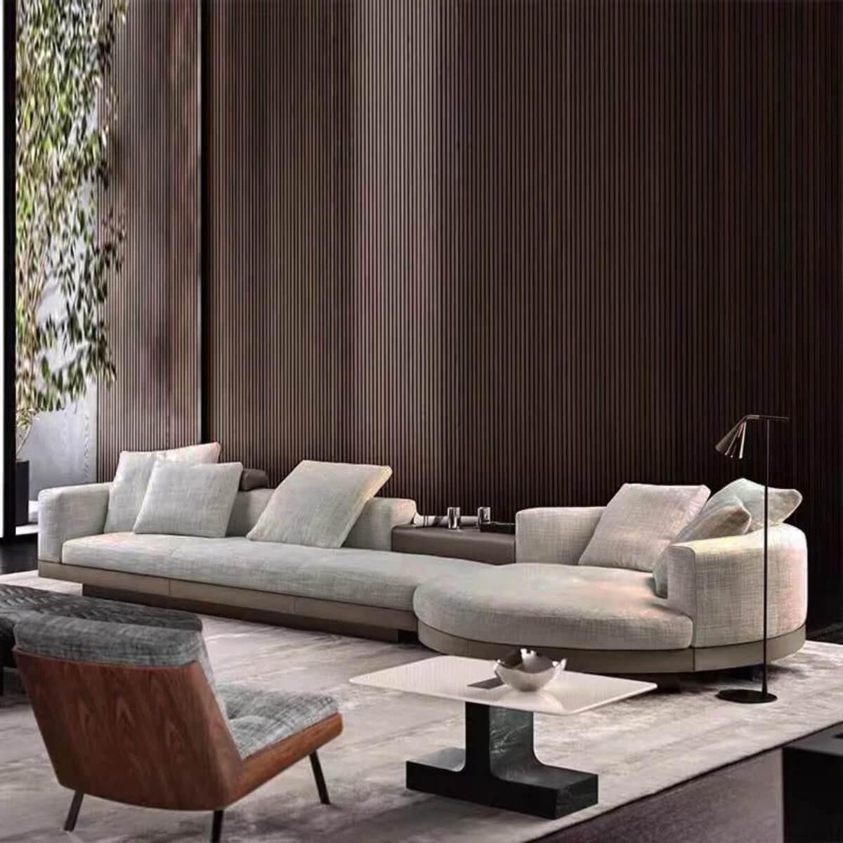 RadiantRealm designer sofa with modern sleek design for luxury living rooms