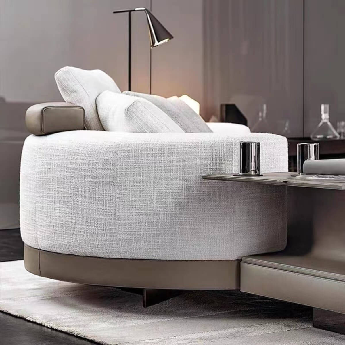 Elegant Radiant Realm sofa 04 featuring plush cushions and sleek lines