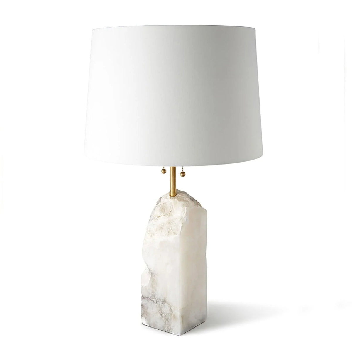 Raw Alabaster Table Lamp - Pre Order