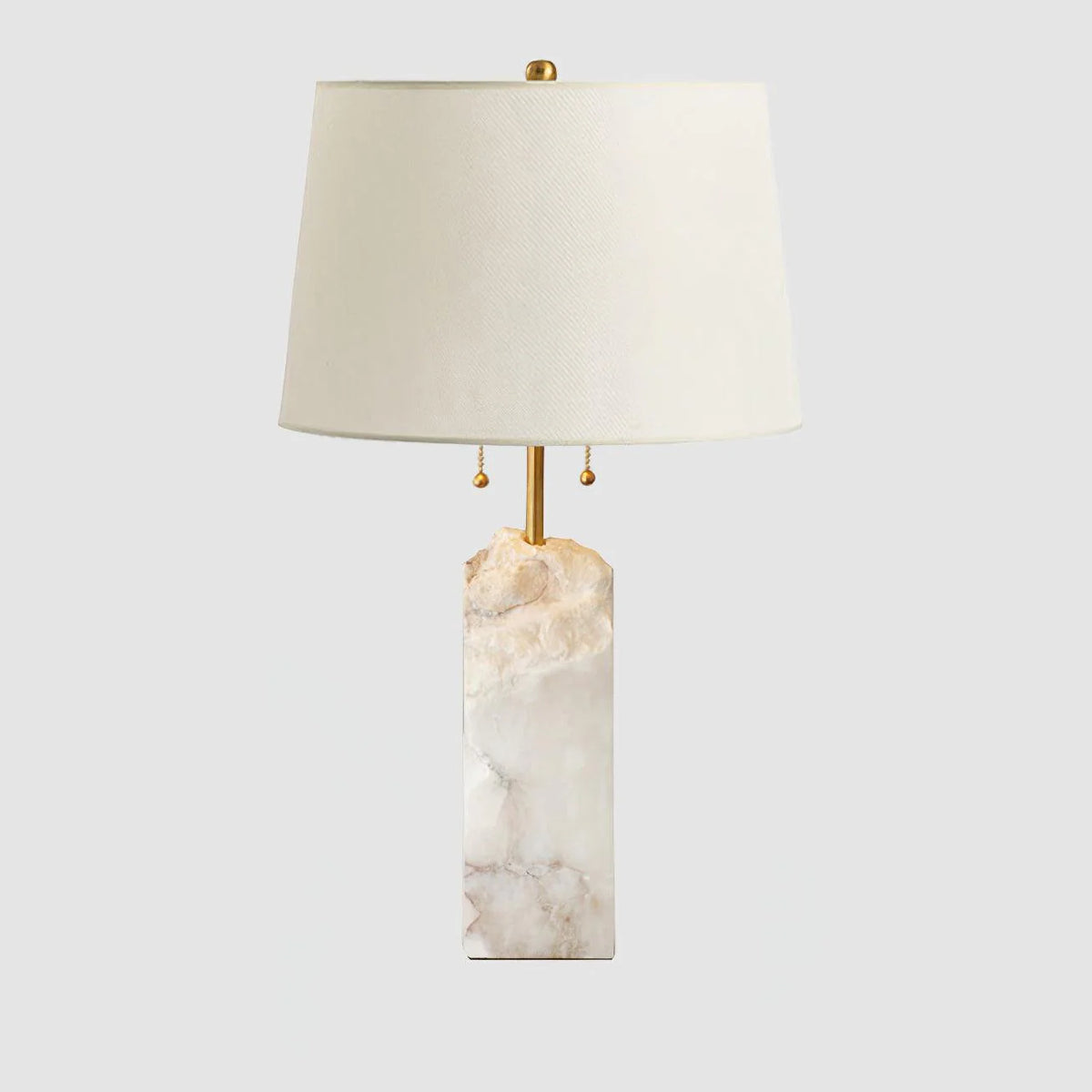 Raw Alabaster Table Lamp - Pre Order