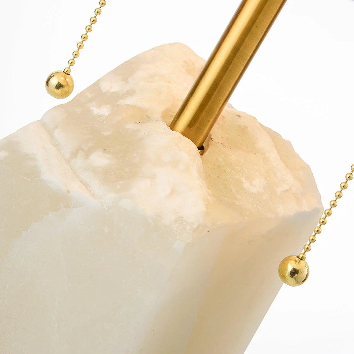 Raw Alabaster Table Lamp - Pre Order