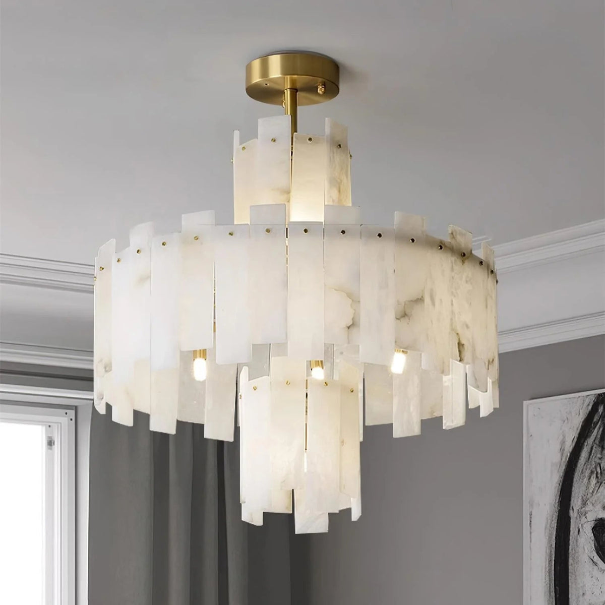 Regina Alabaster Chandelier - Pre Order