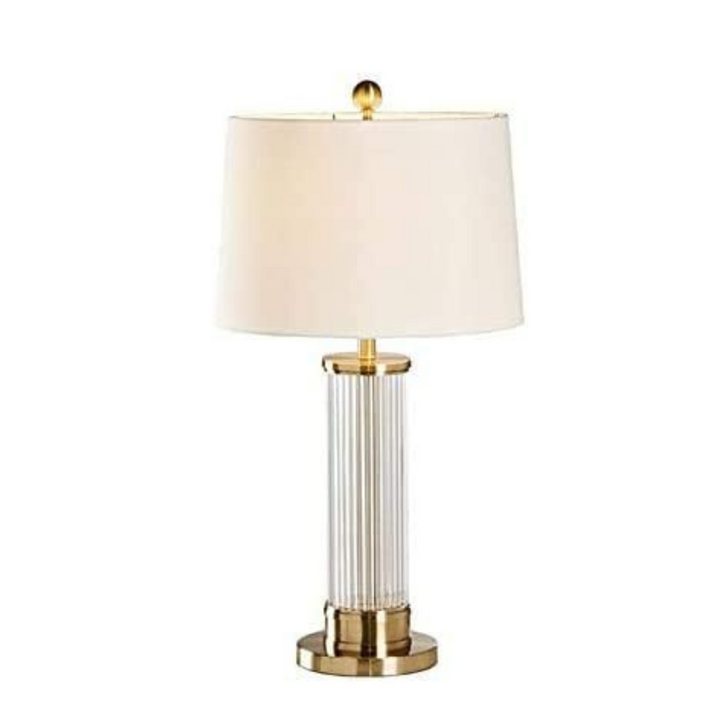 Reneva crystal-based bedside table lamp, elegant design with sparkling details for modern bedrooms