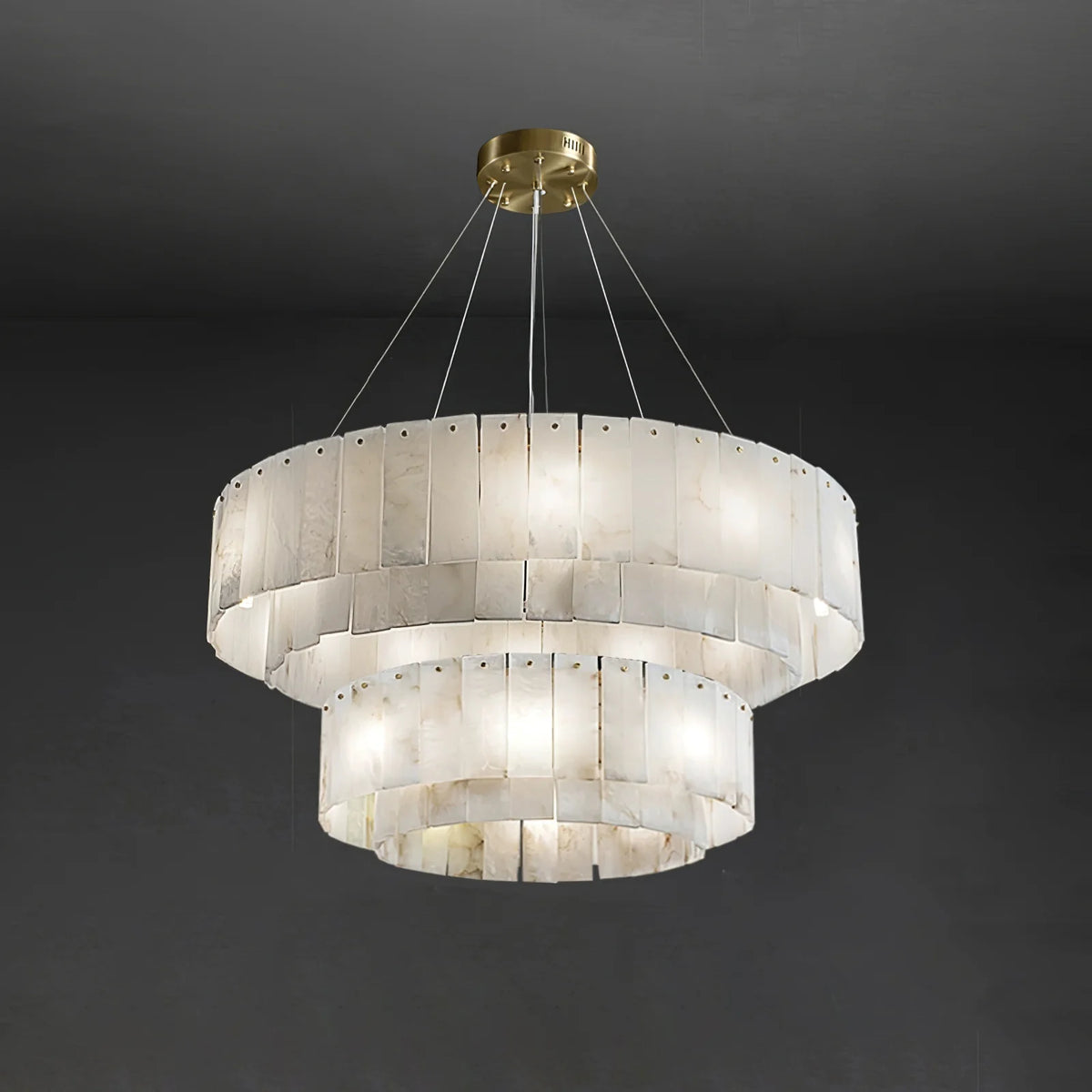 Rock Alabaster Chandelier - Pre Order