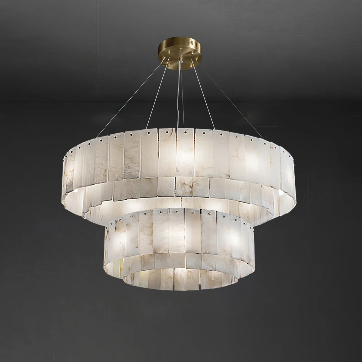 Rock Alabaster Chandelier - Pre Order