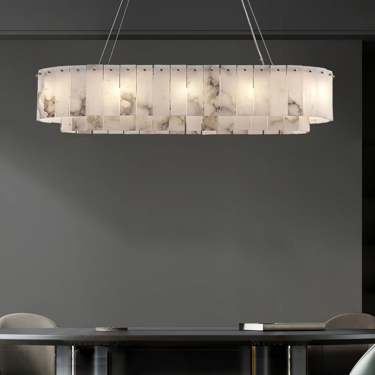 Rock Alabaster Chandelier - Pre Order
