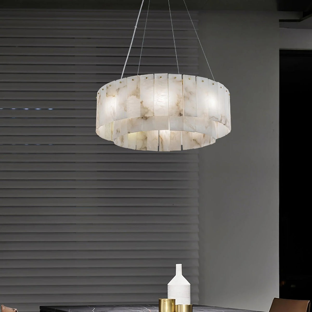 Rock Alabaster Chandelier - Pre Order