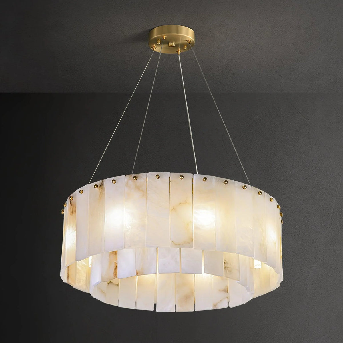 Rock Alabaster Chandelier - Pre Order