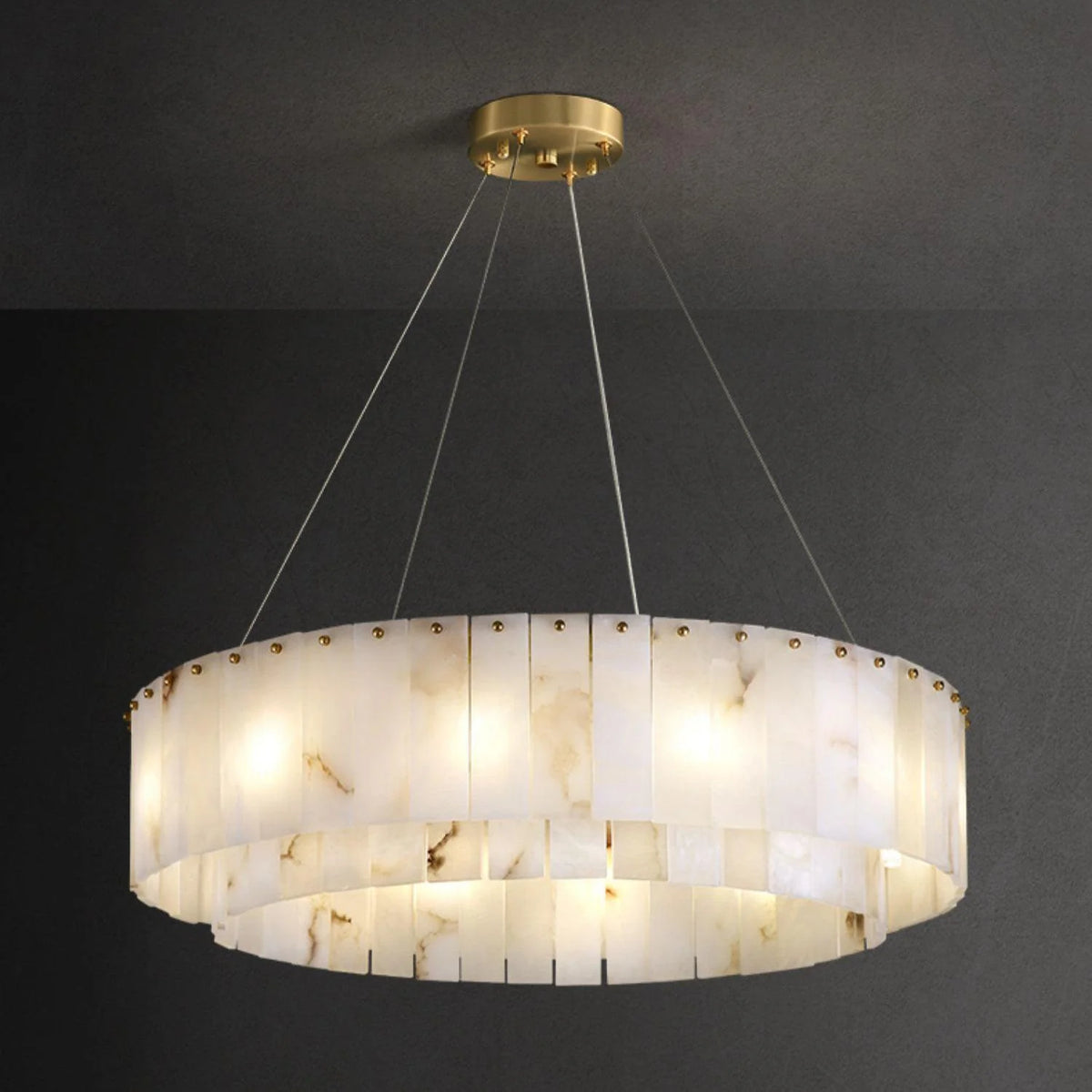 Rock Alabaster Chandelier - Pre Order