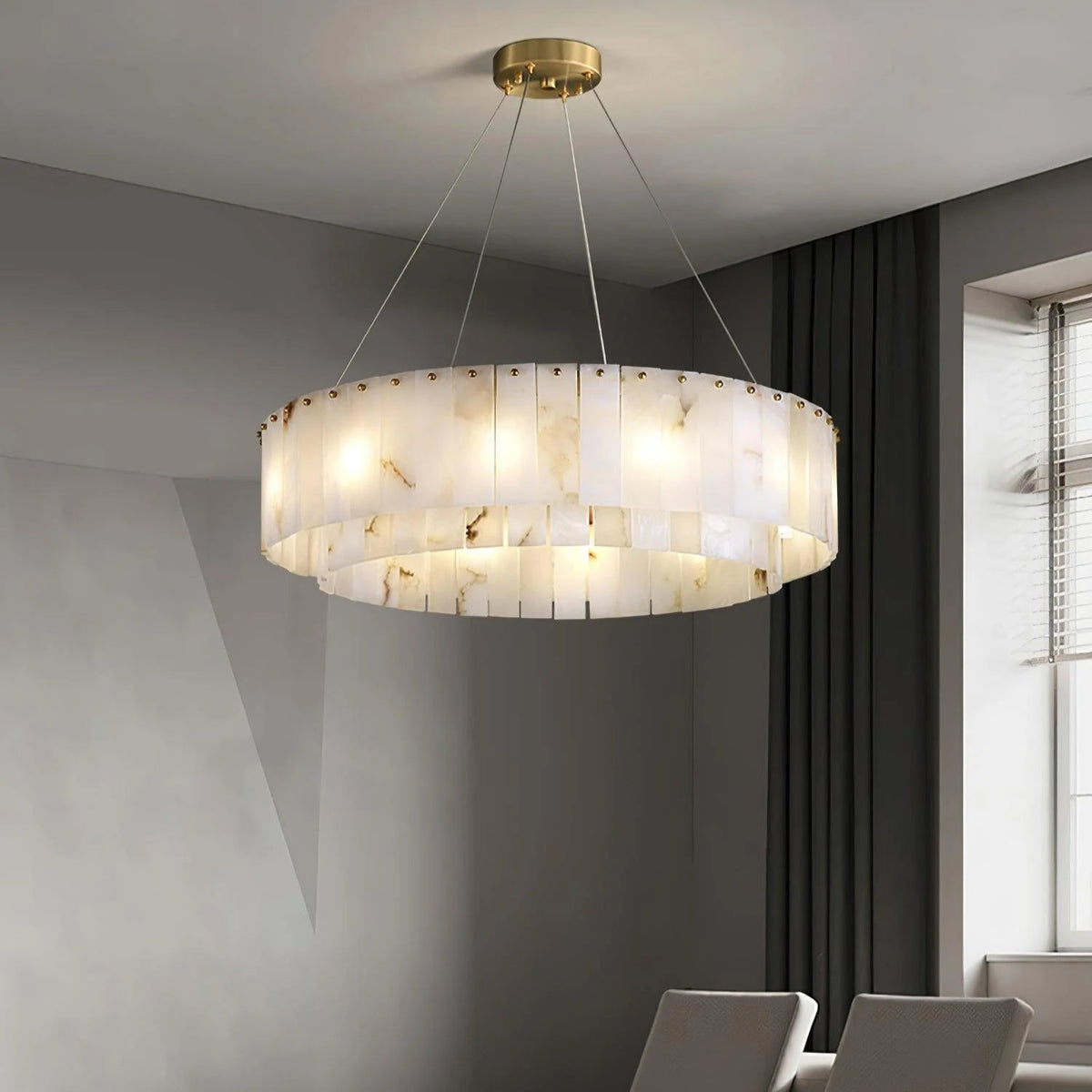 Rock Alabaster Chandelier - Pre Order