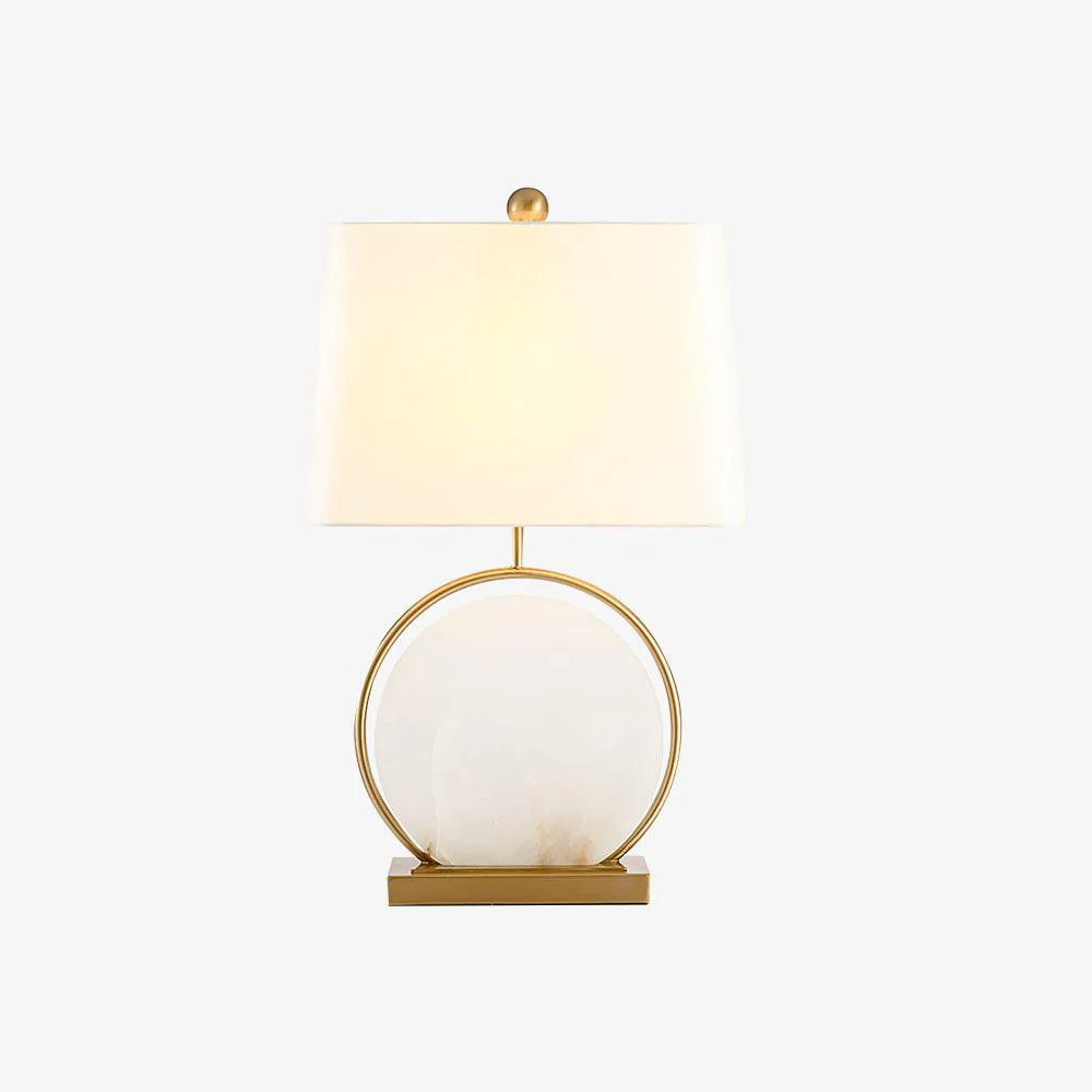 Roma White Marble Table Lamp - Pre Order