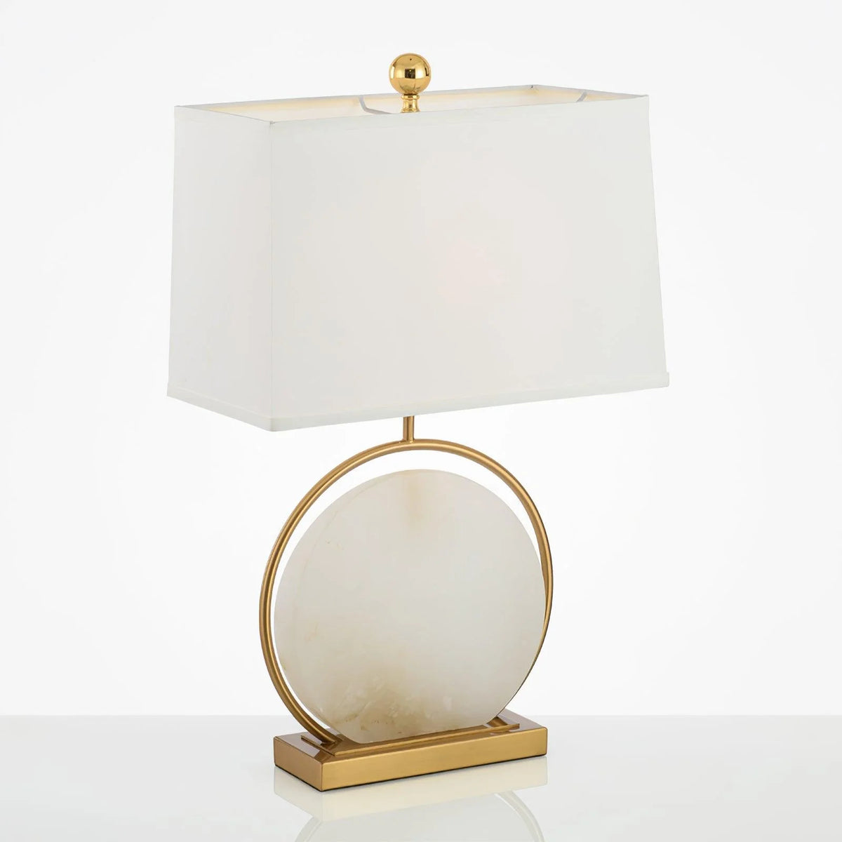 Roma White Marble Table Lamp - Pre Order