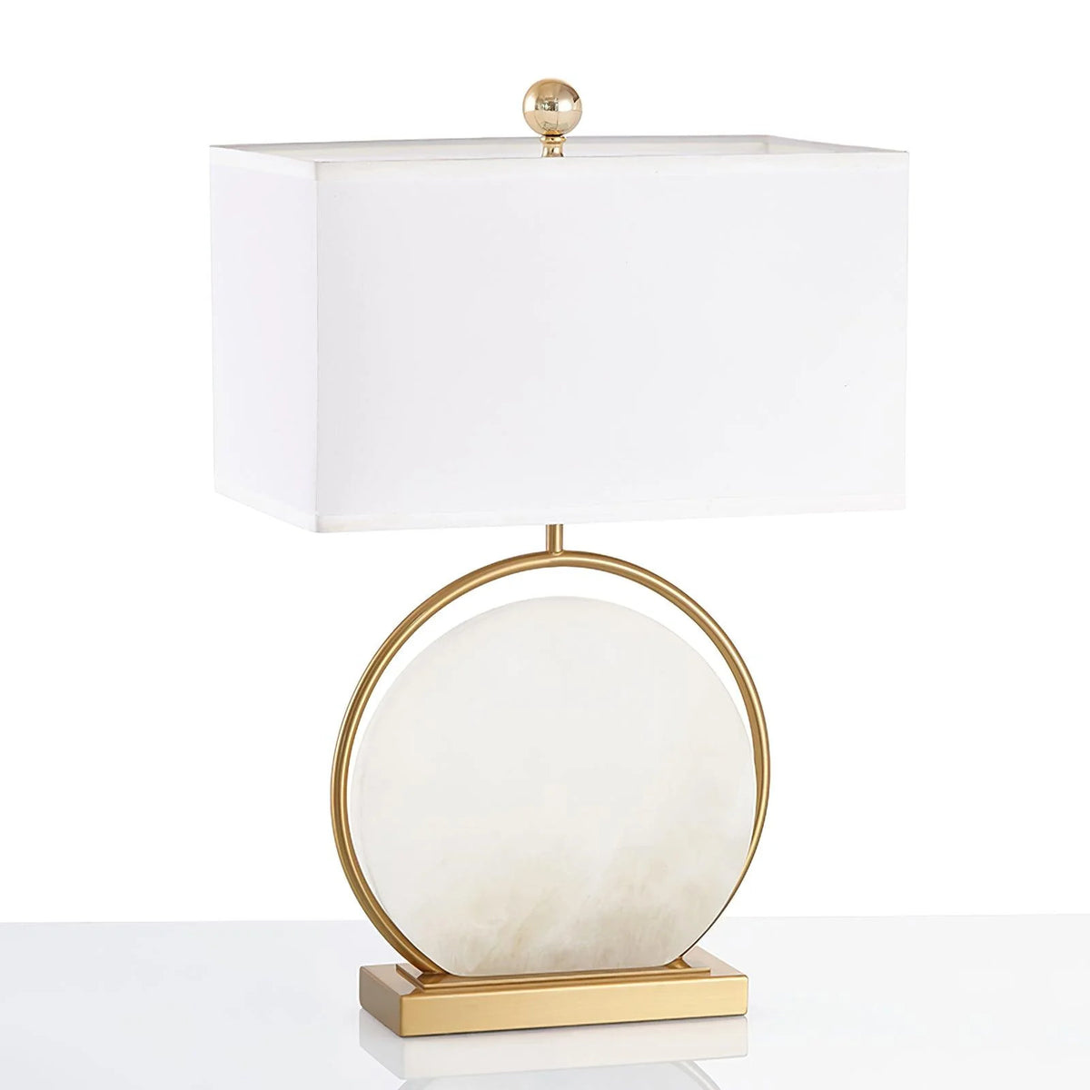 Roma White Marble Table Lamp - Pre Order