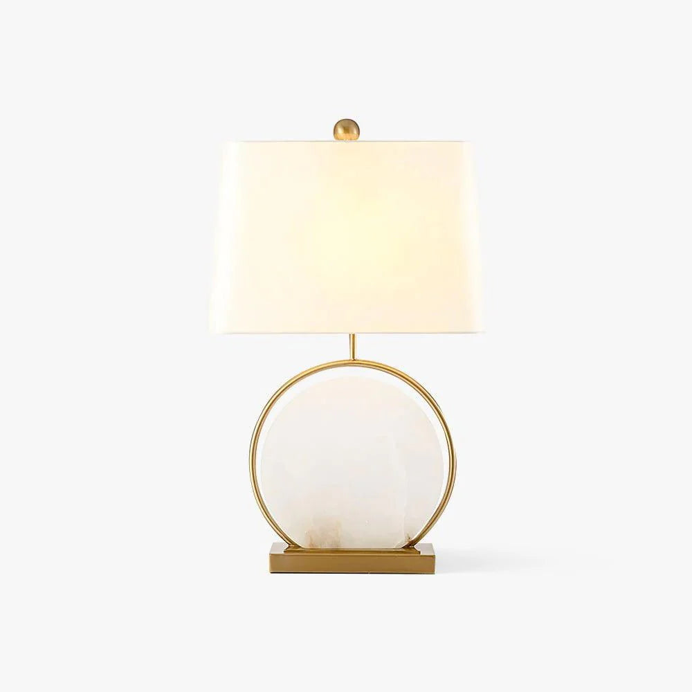 Roma White Marble Table Lamp - Pre Order