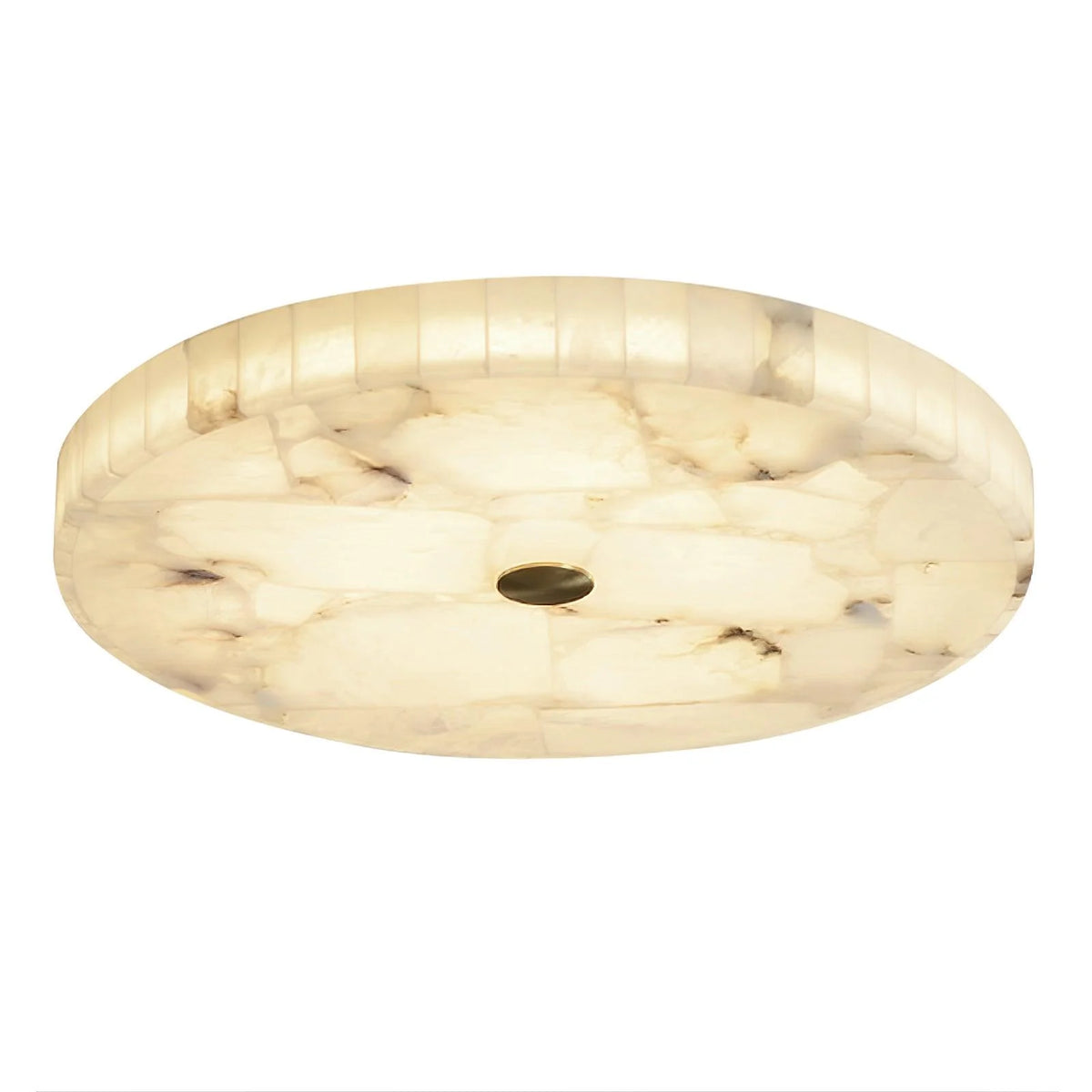 Round Alabaster Ceiling Lamp - Pre Order
