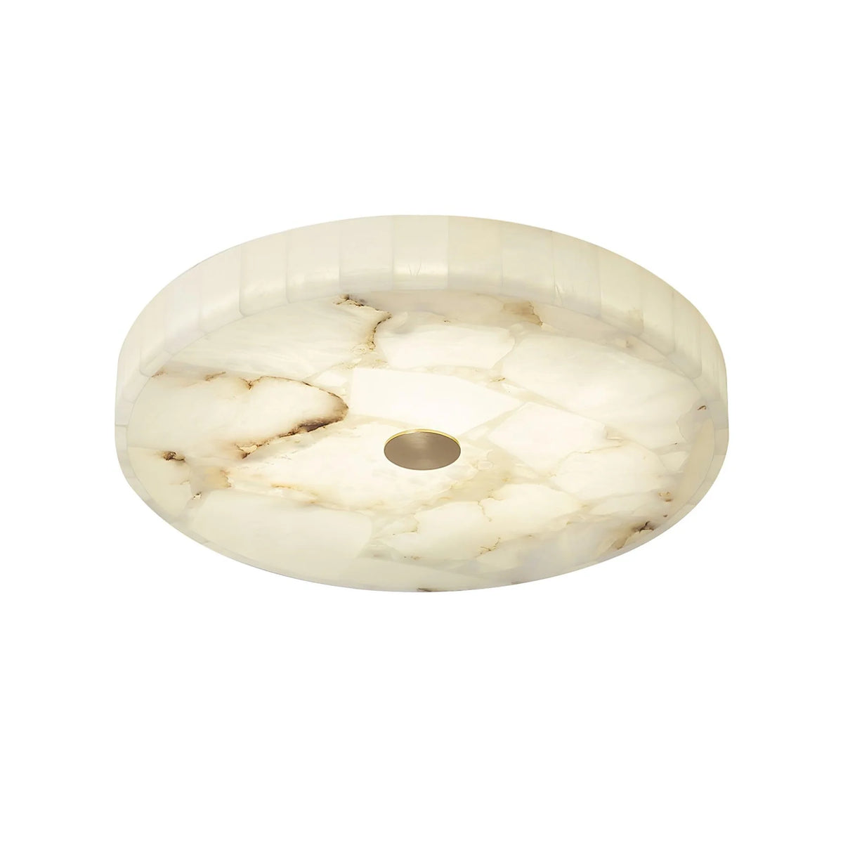 Round Alabaster Ceiling Lamp - Pre Order