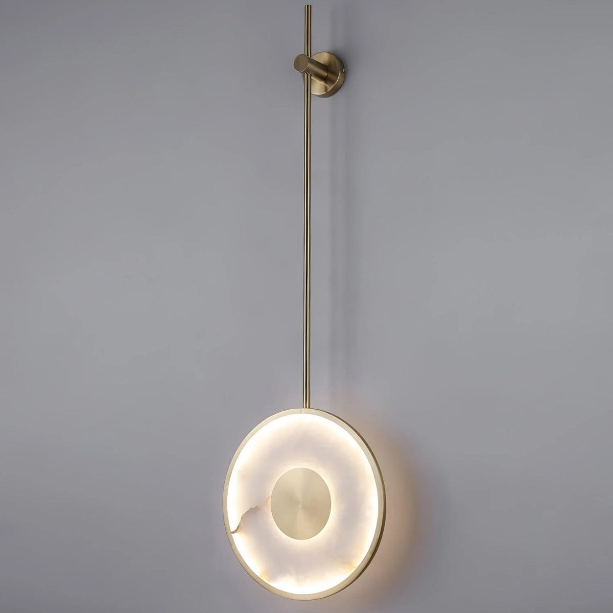 Round Alabaster Wall Lamp - Pre Order