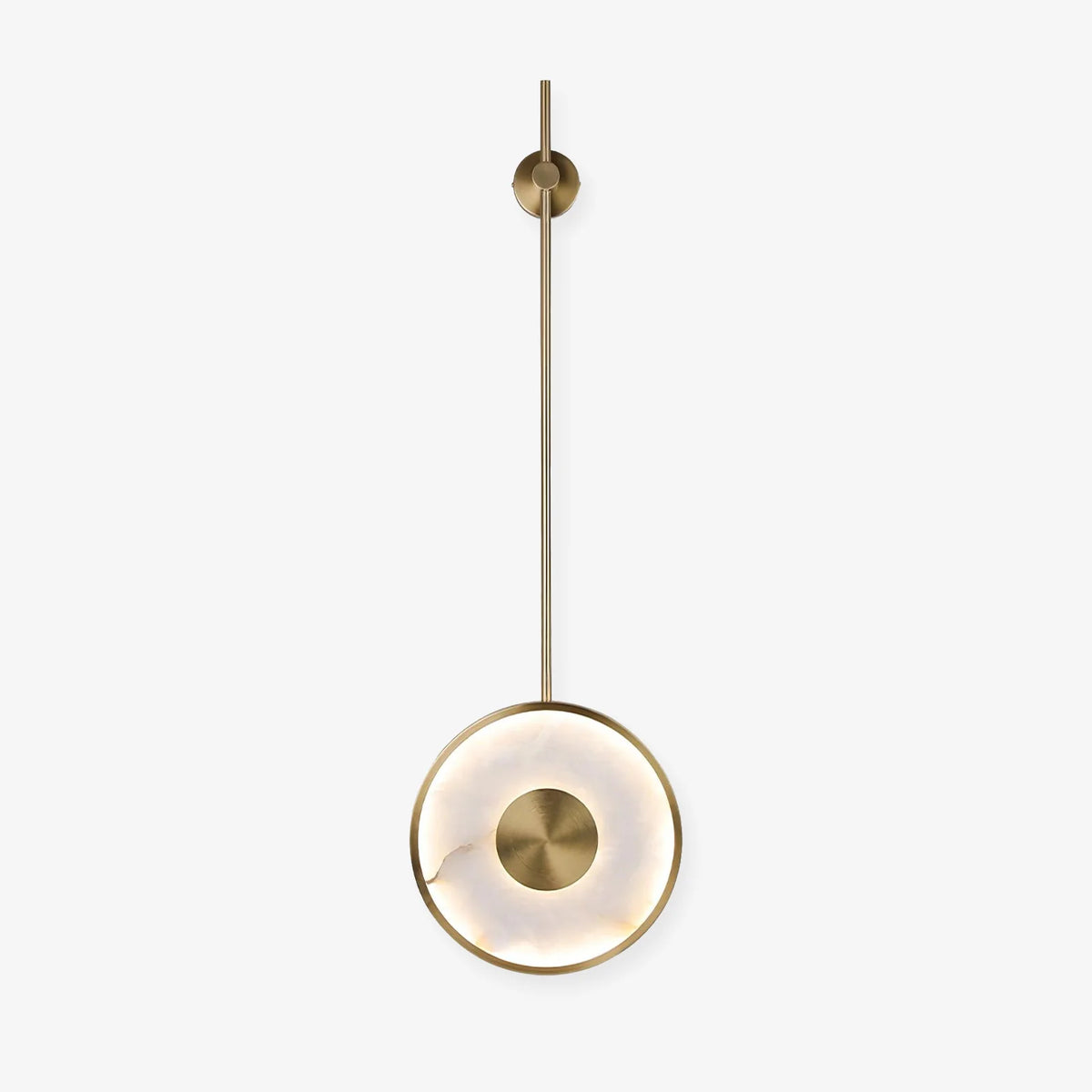 Round Alabaster Wall Lamp - Pre Order