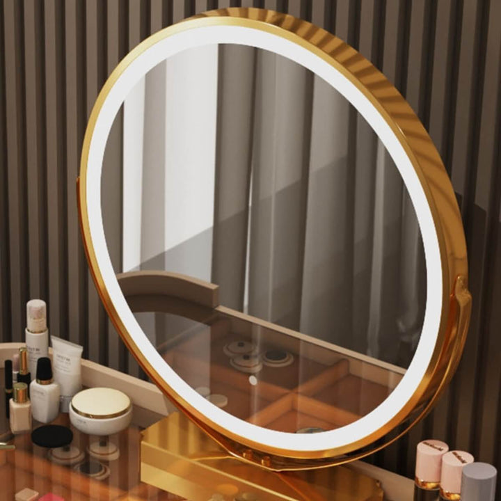 Close-up of SEASON dressing table in elegant Australian interior, highlighting detailed craftsmanship
