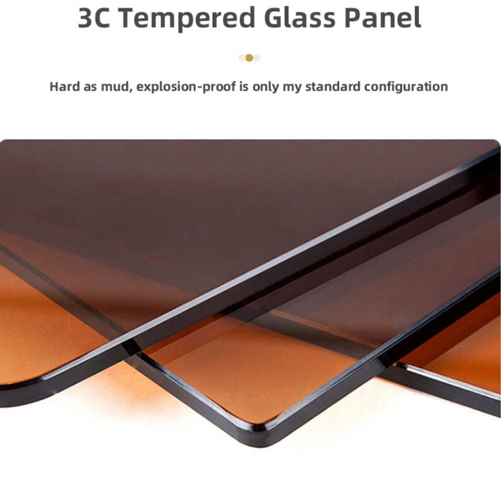 SEASON dressing table with intelligent three-3C tempered glass panel, hard and explosion-proof, in elegant Australian interior