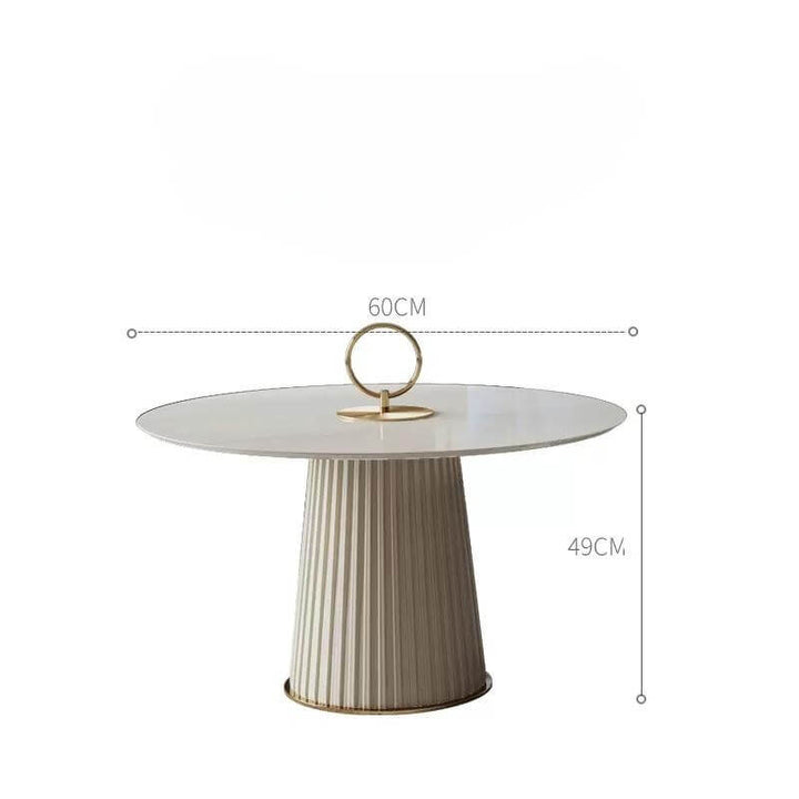 Santa Cana coffee table with dimensions, designed for elegant interiors featuring modern style and functional form