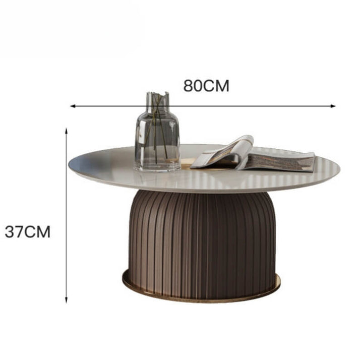 Santa Cana coffee table with dimensions, designed for elegant interiors featuring modern style and functional form