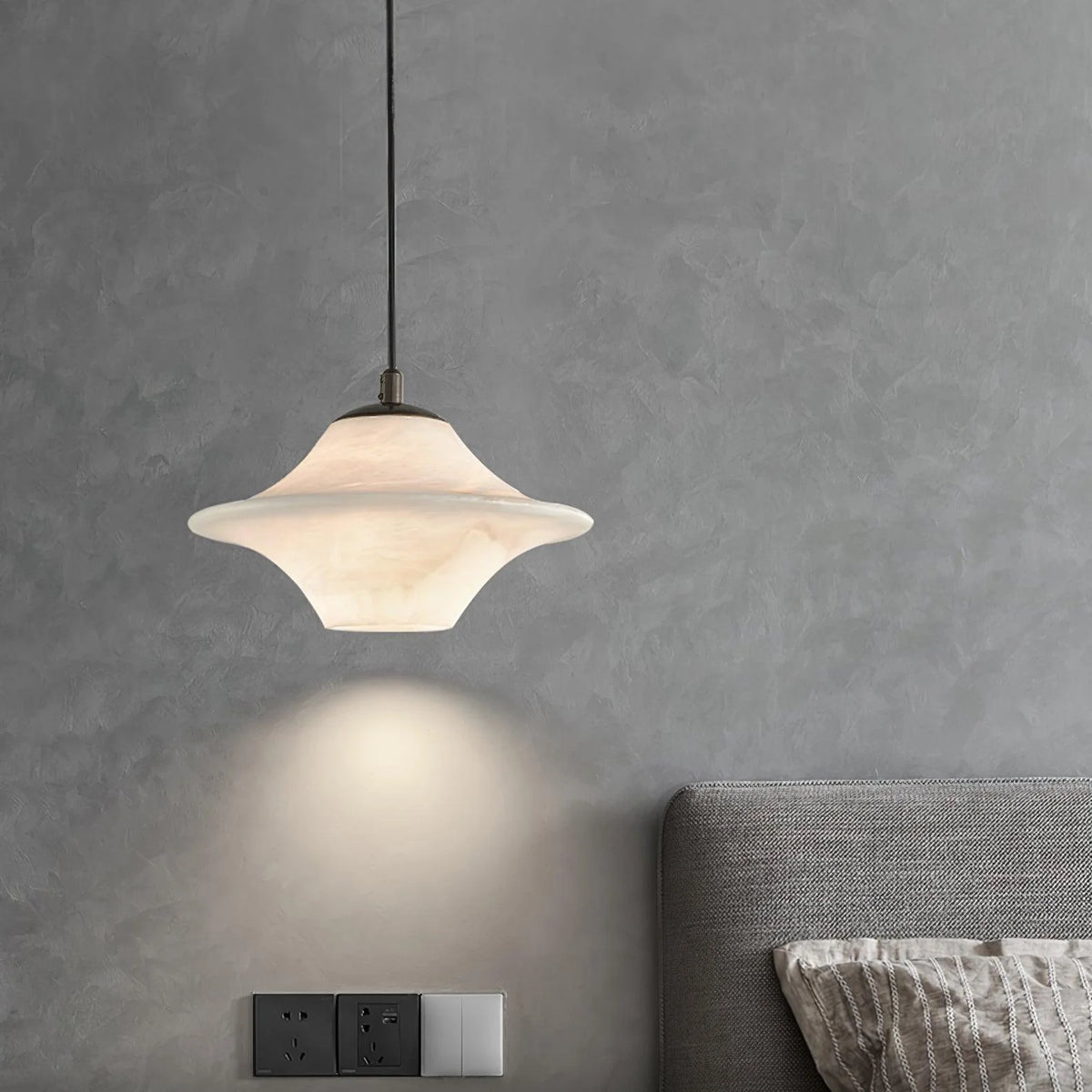 Saucer Alabaster Pendant Light - Pre Order