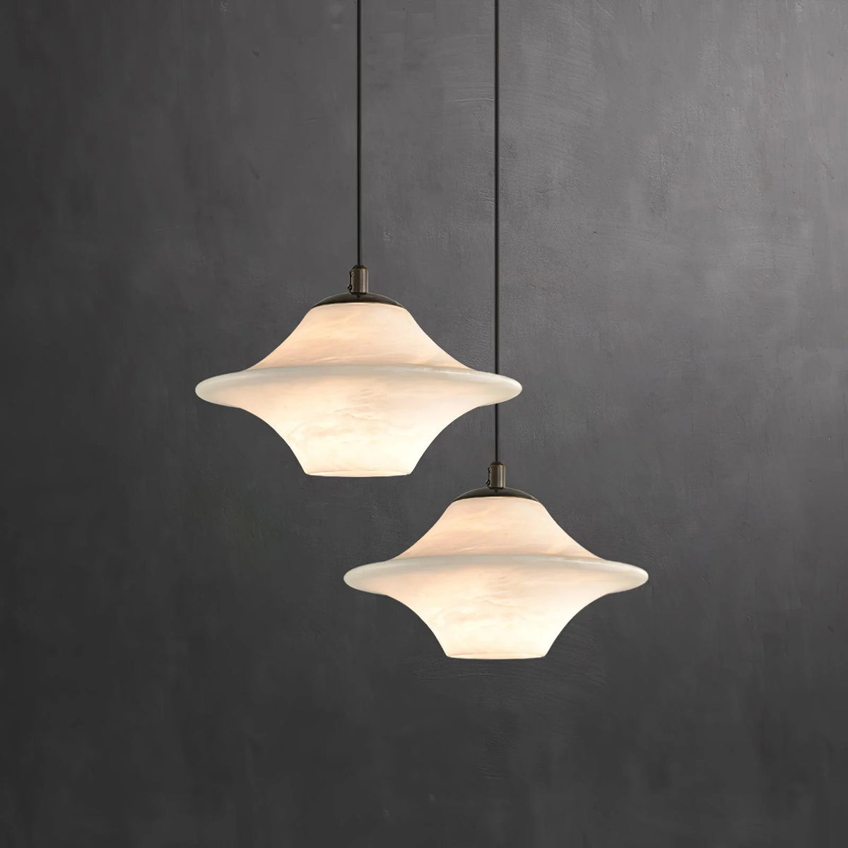 Saucer Alabaster Pendant Light - Pre Order