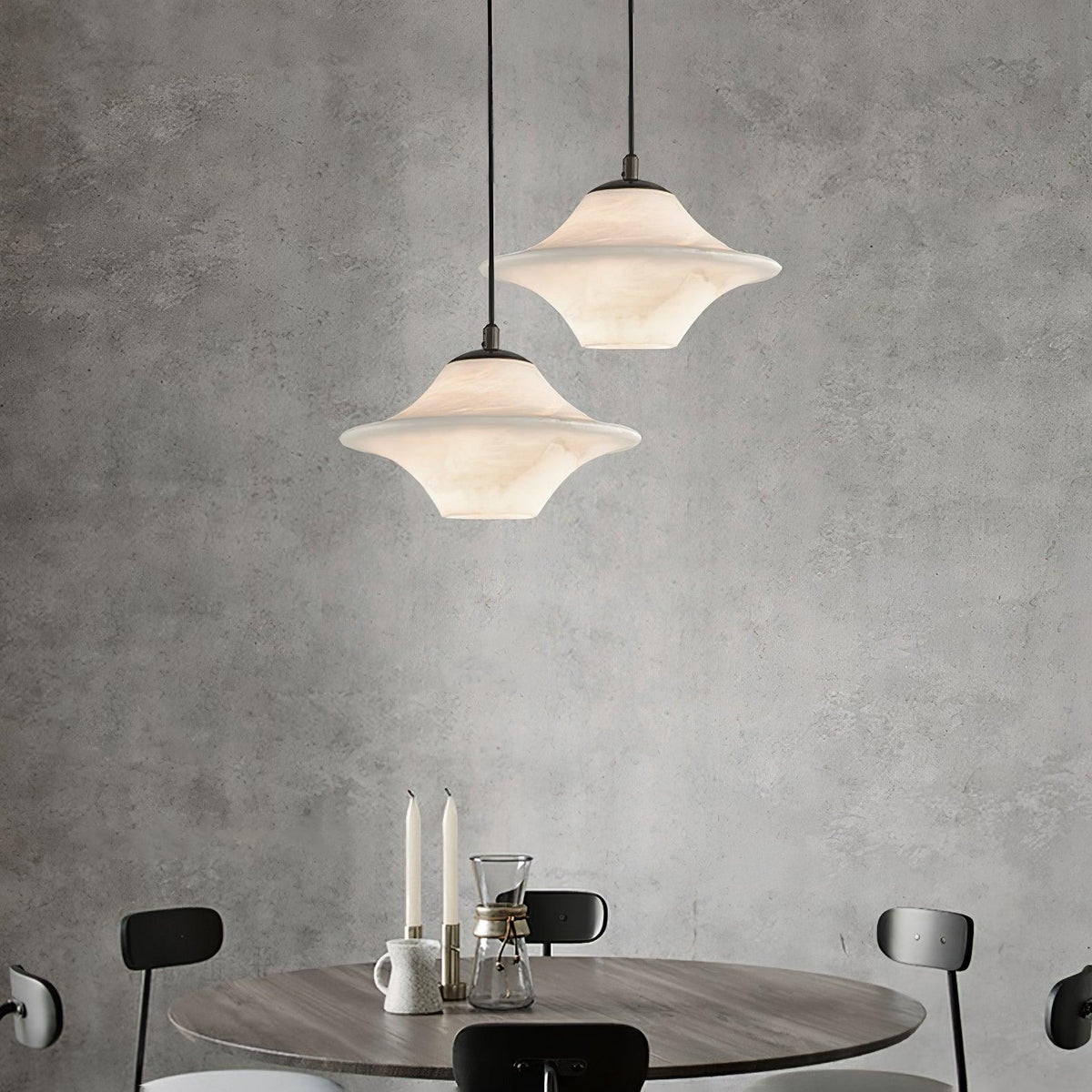 Saucer Alabaster Pendant Light - Pre Order