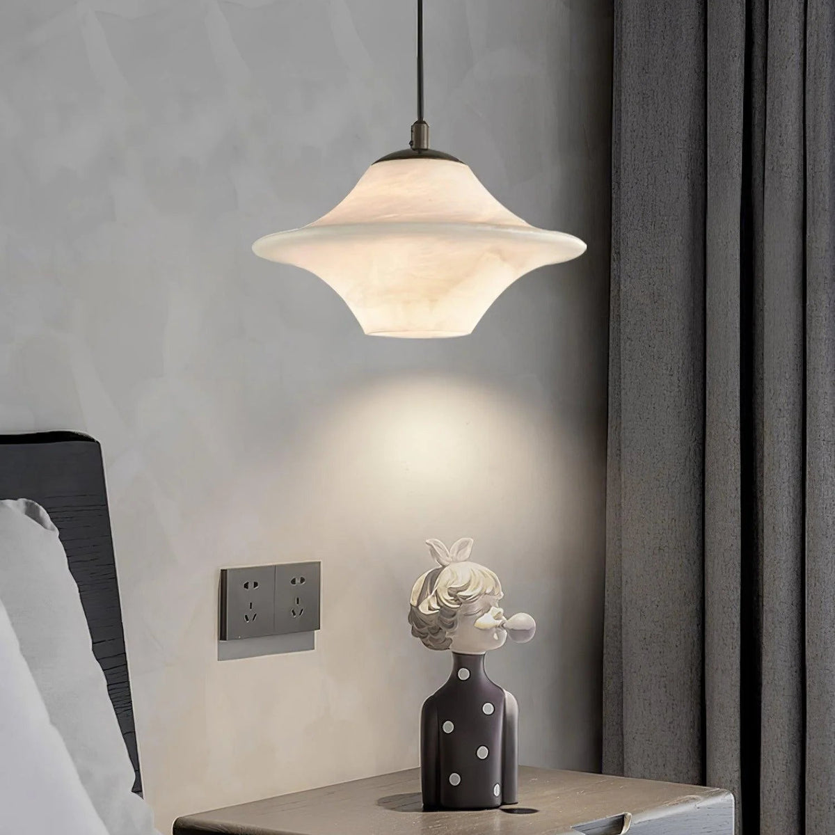 Saucer Alabaster Pendant Light - Pre Order