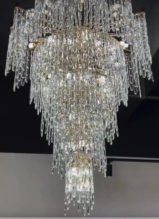 Luxx- Designer Chandelier Suspended Crystal