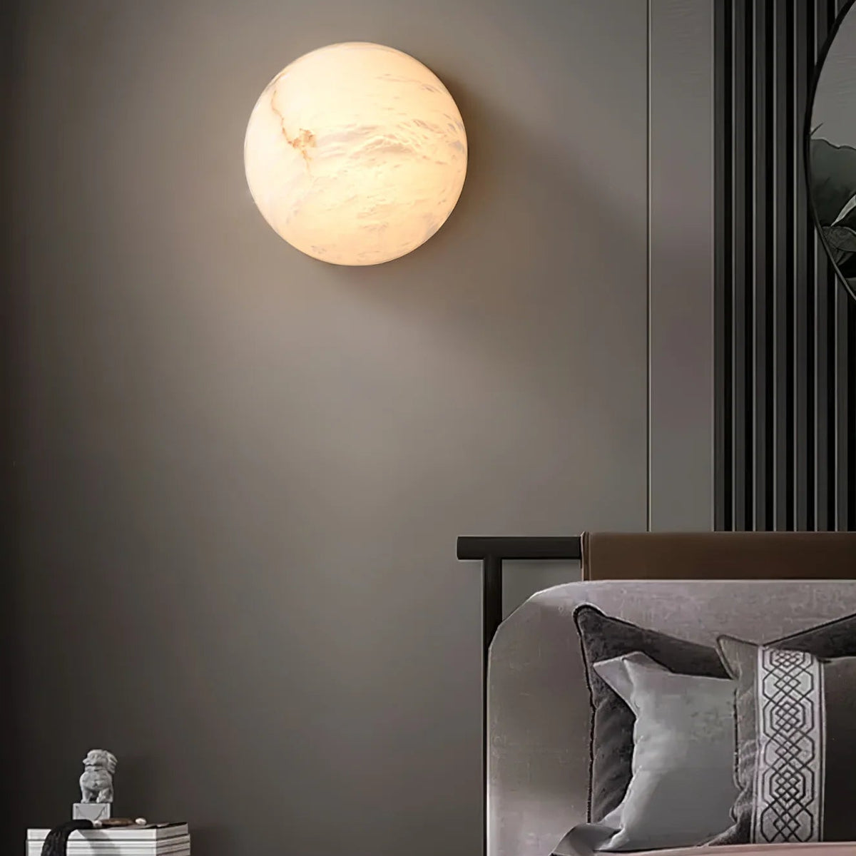 Semicircular Alabaster Wall Lamp - Pre Order