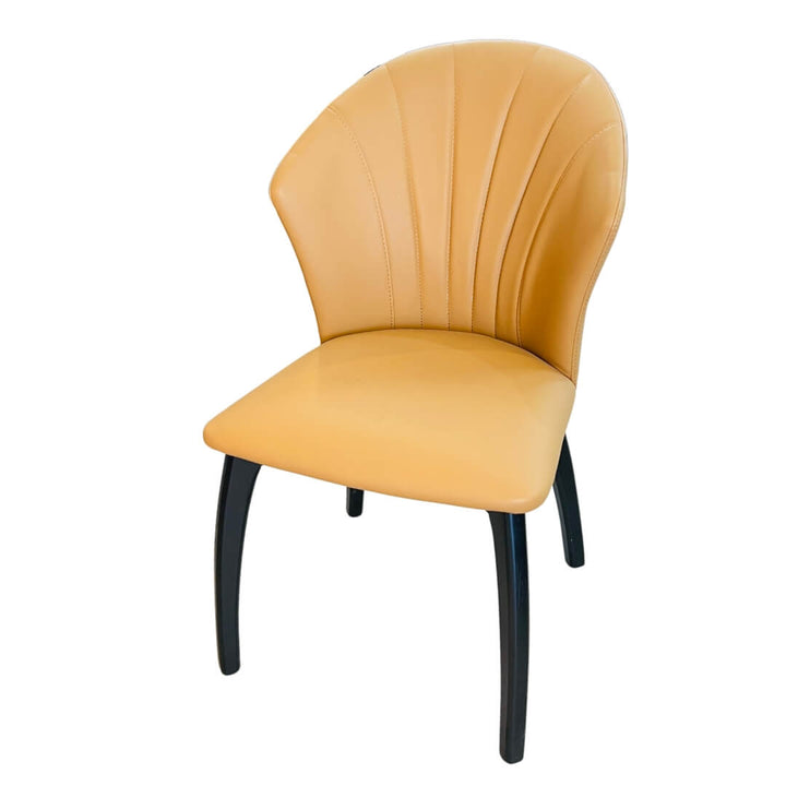 Elegant and sturdy wooden dining chair from Sleek Sit collection