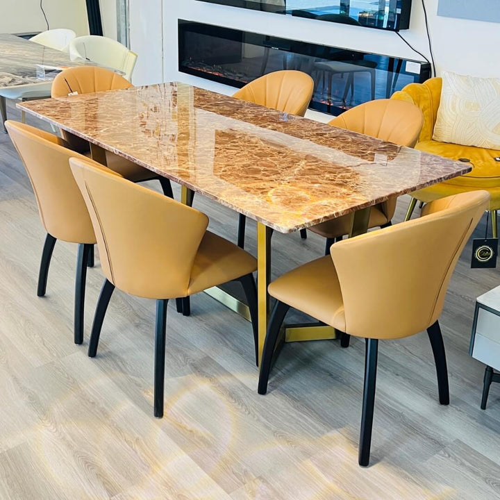 Elegant solid wood dining chair from Sleek Sit collection for dining rooms