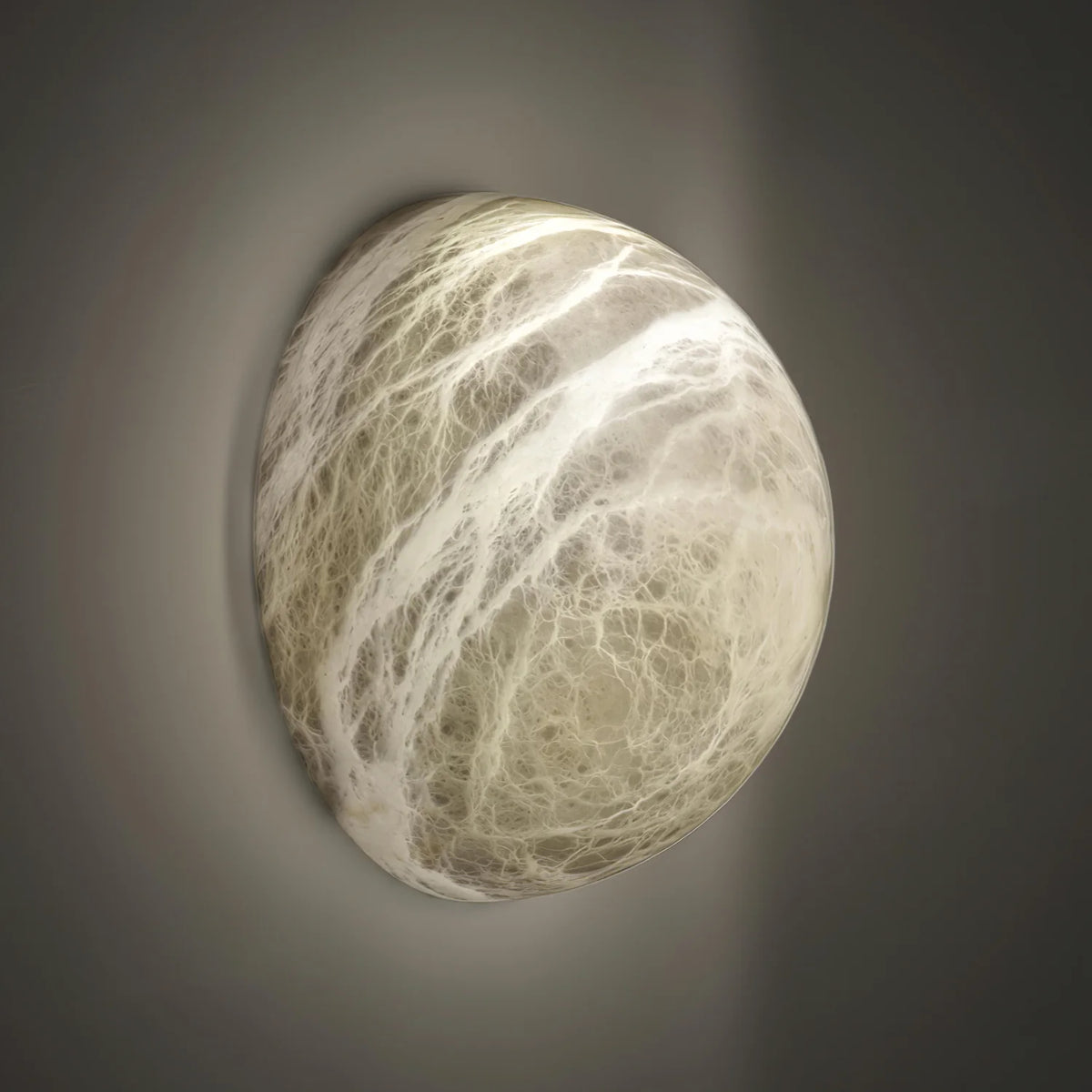 Snowflake Alabaster Wall Sconce - Pre Order