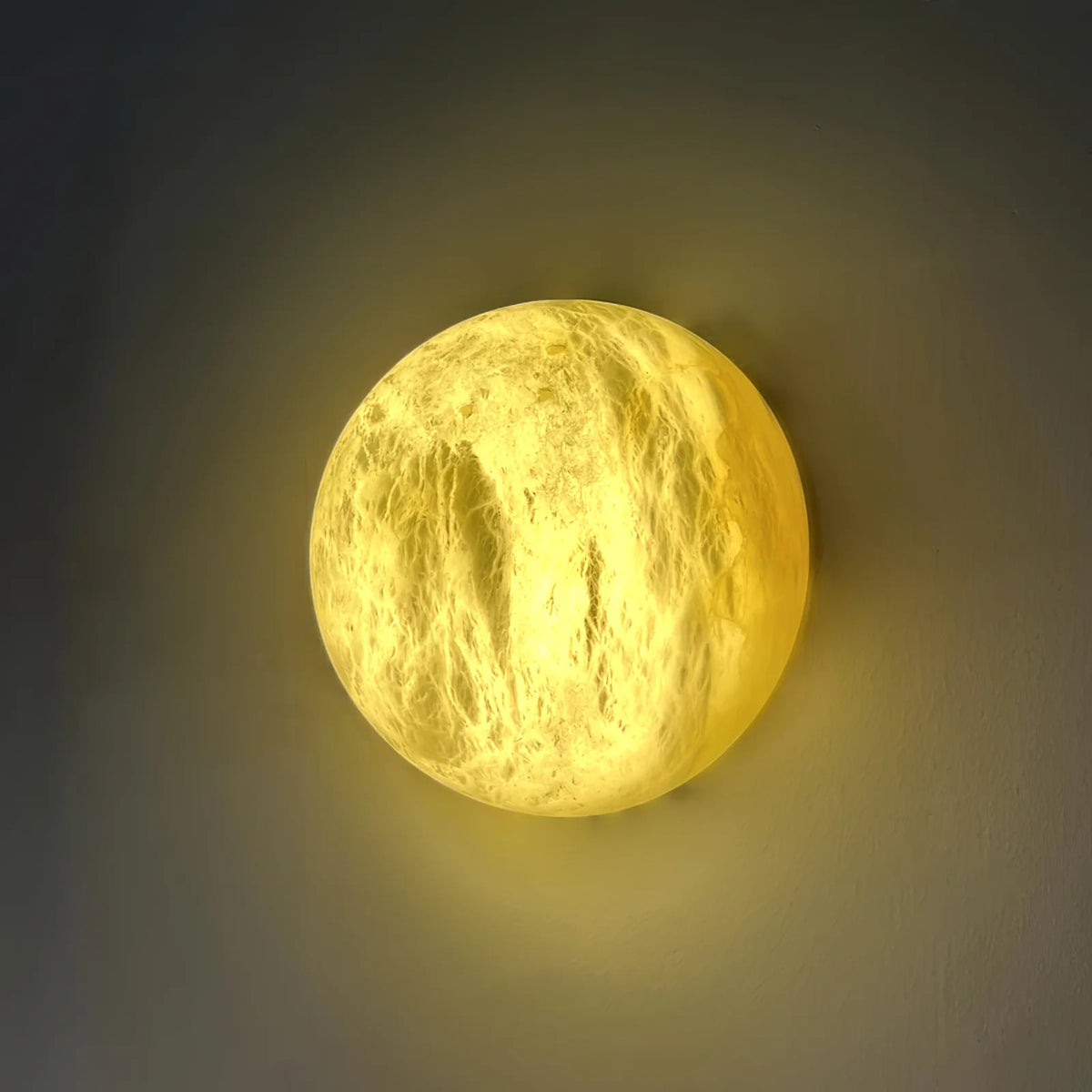 Snowflake Alabaster Wall Sconce - Pre Order