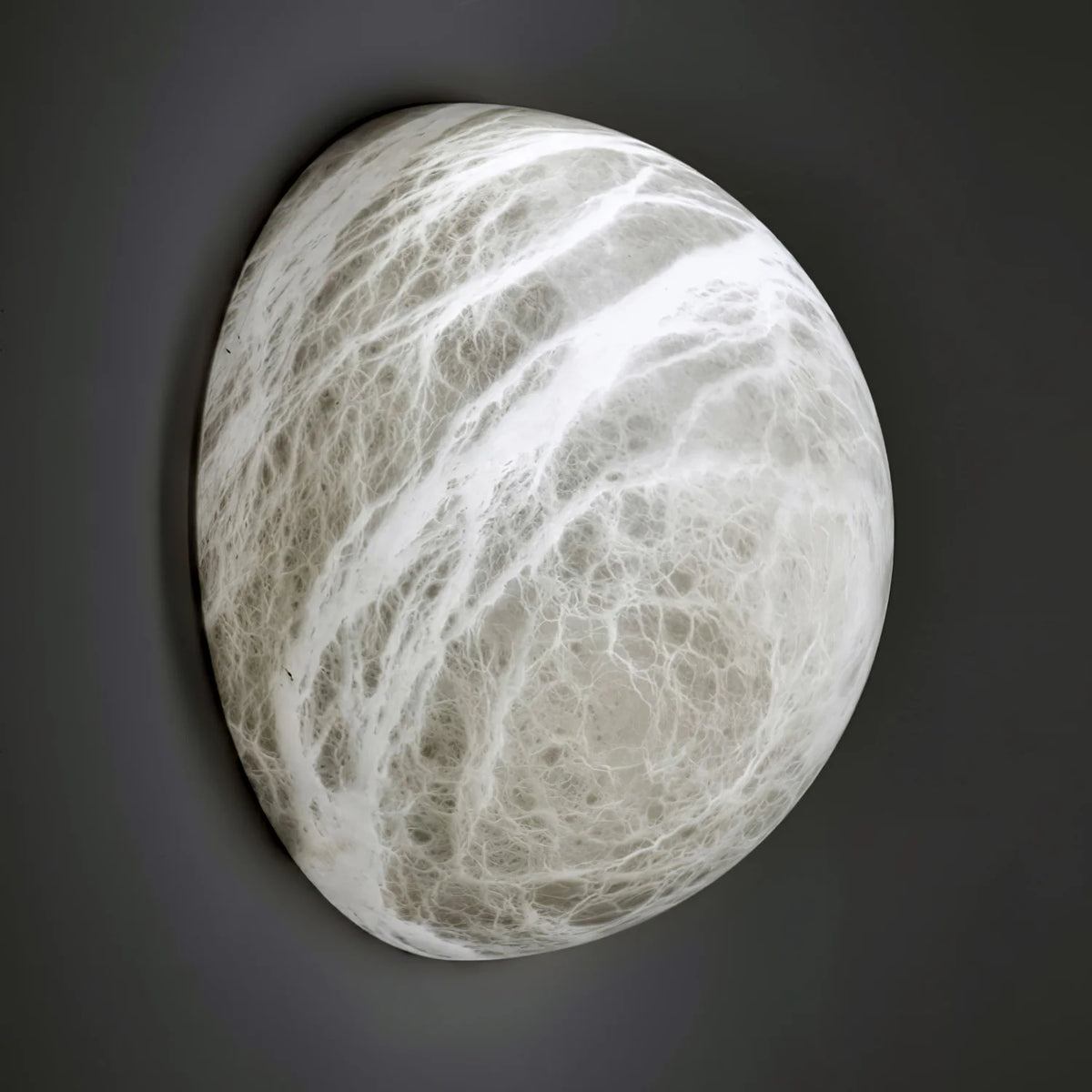 Snowflake Alabaster Wall Sconce - Pre Order