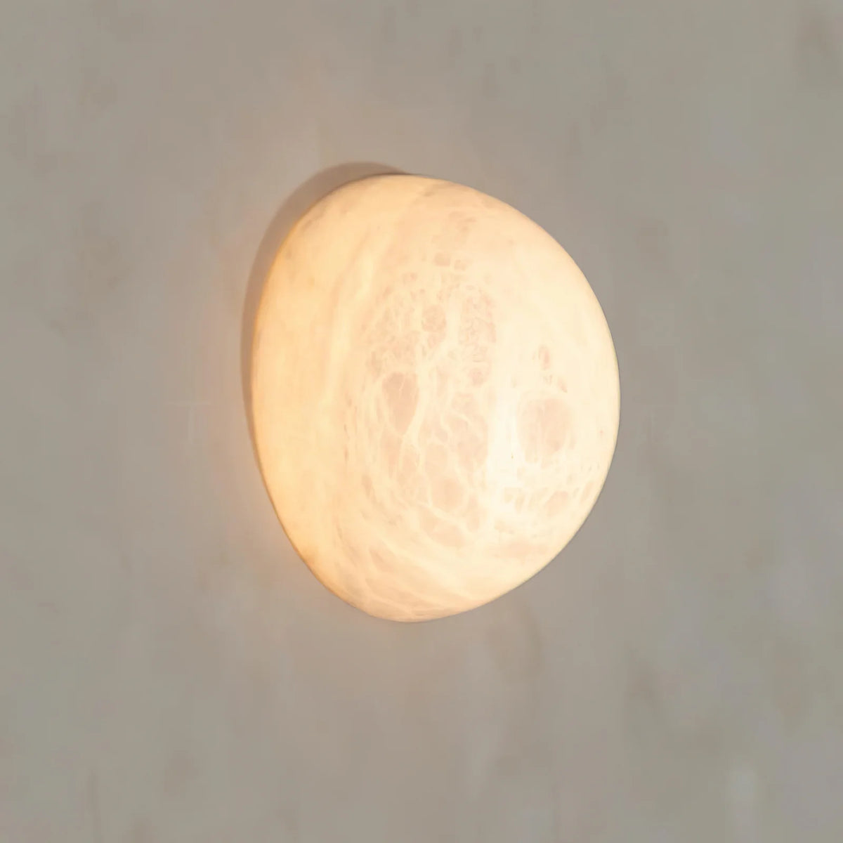Snowflake Alabaster Wall Sconce - Pre Order